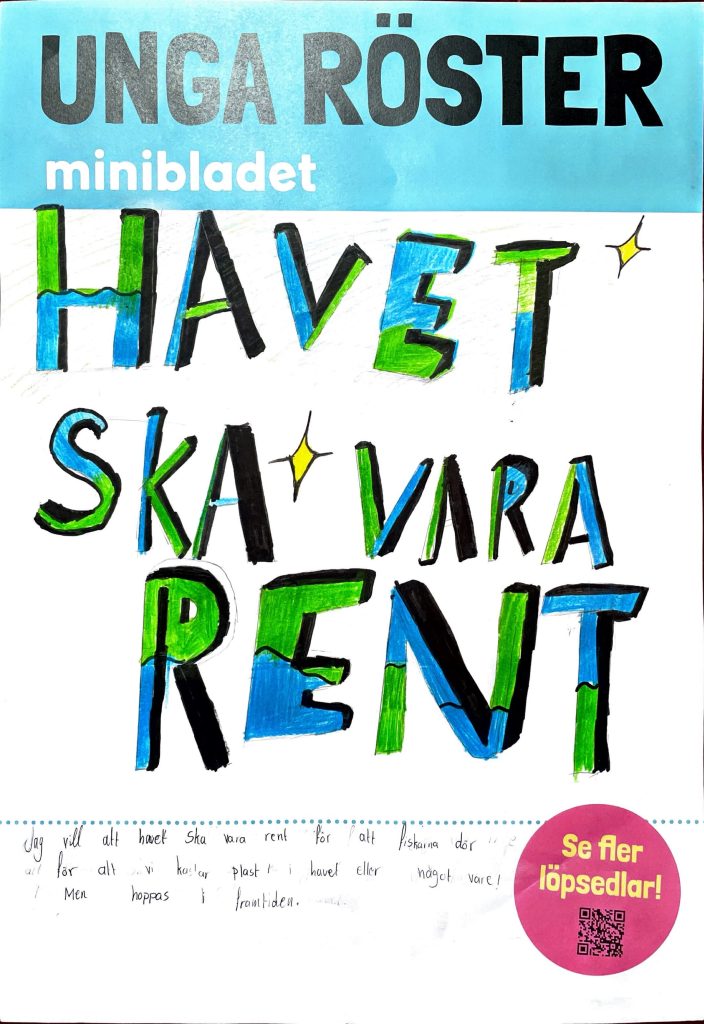 Löpsedel: Havet ska vara rent