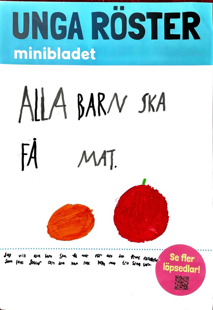 Löpsedel: Alla barn ska få mat