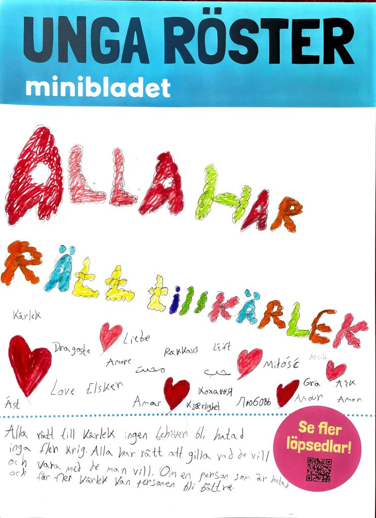 Löpsedel: Alla har rätt till kärlek