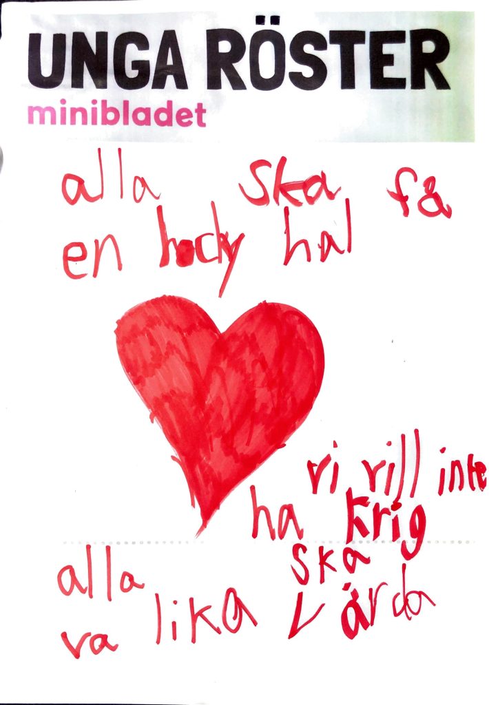 Löpsedel Alla ska va lika värda